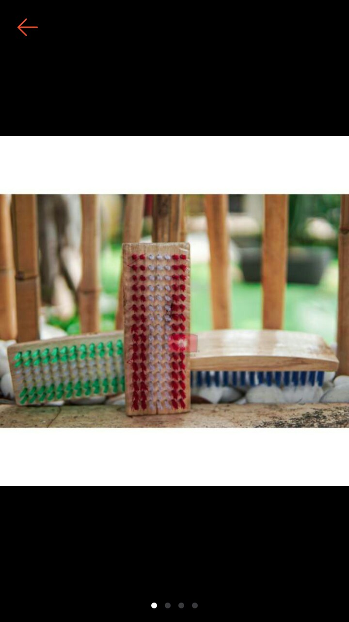 Sikat Kayu Warna Besar 818 Jumbo 14cm - Serbaguna Cuci Baju Karpet Lantai Motor Mobil Dll