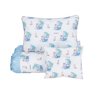 Omiland B+G Bantal bayi Guling Set + Bantal bayi Peang Sailor OB3716