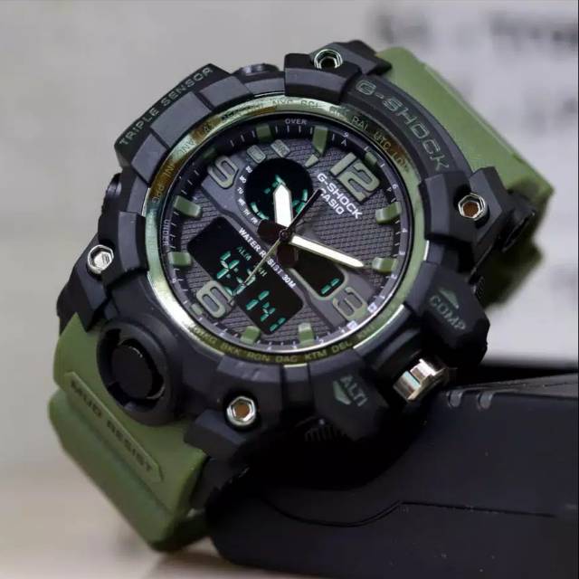 G SHOCK CASIO SPORT PRIA DUAL TIME SEMUA FITUR AKTIF DAN TAHAN AIR