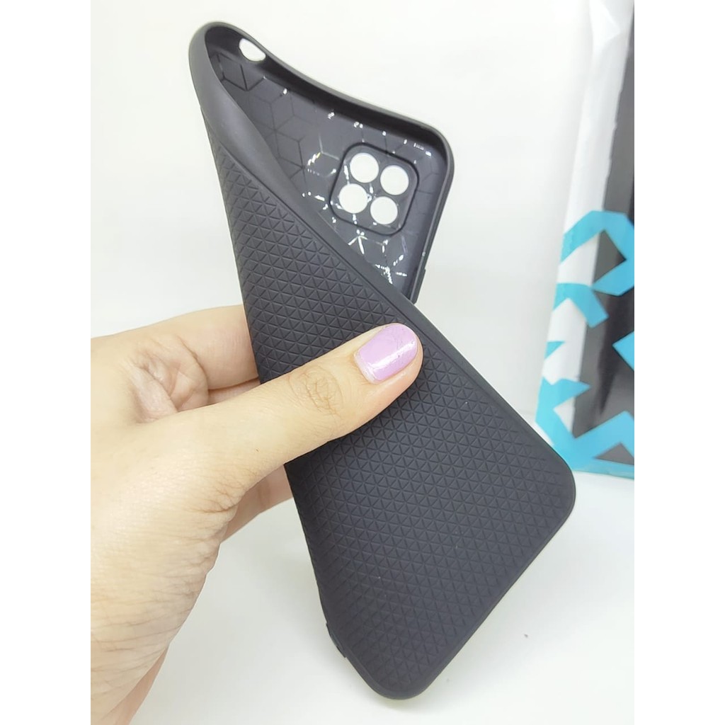 Softcase LUXURY Real Fiber Redmi 9C 6.53 inchi with Pelindung Camera TPU Slim Matte