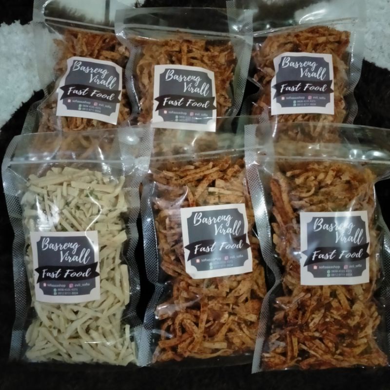 

Basreng virall pedas gurih 250gr daun jeruk