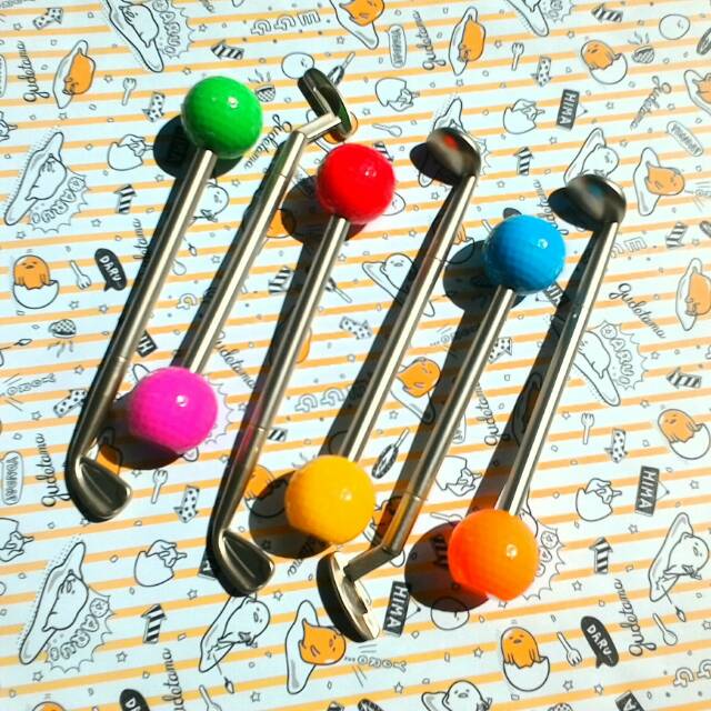 

Pulpen pen pena bolpen gel golf unik
