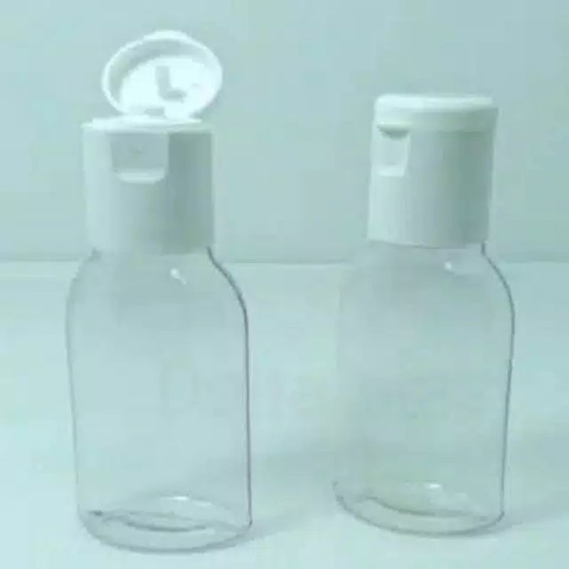 Botol Fliptop 30ml Bening | Wadah Handsanitizer Antis Gel Sabun