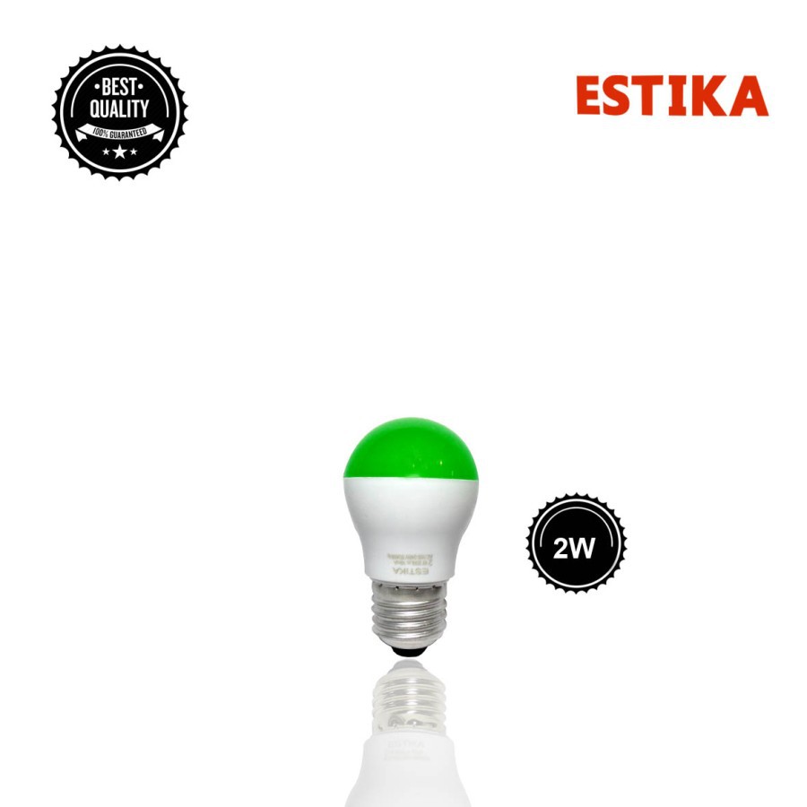 LAMPU LED ESTIKA 2W - LAMPU WARNA