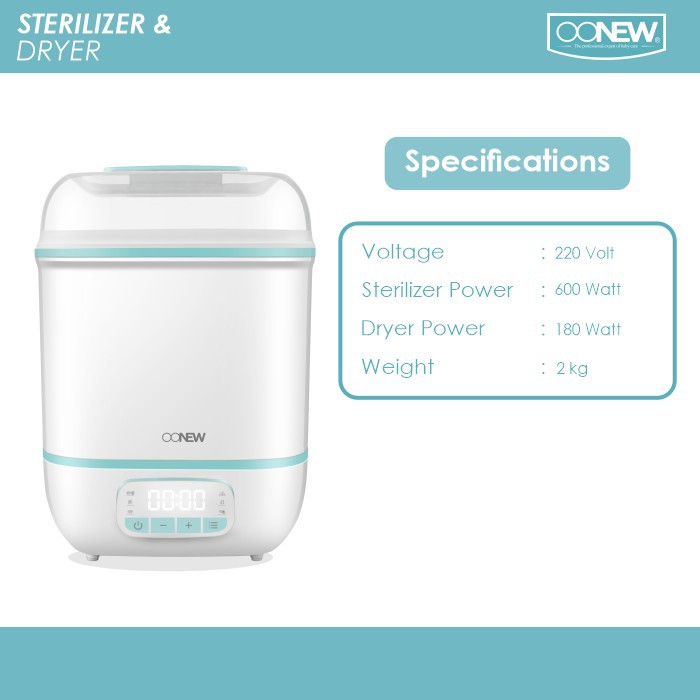 Makassar ! OONEW Digital Steam Sterilizer and Dryer