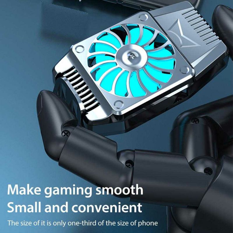 Cooling Fan Pad Hp Gamepad Gaming Mobile Radiator Cooler Pendingin Hp Gaming 4-6,7 Inchi