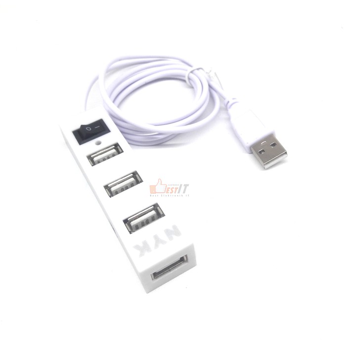 USB HUB 2.0 4 port High Speed with Power Switch - NYK-H8