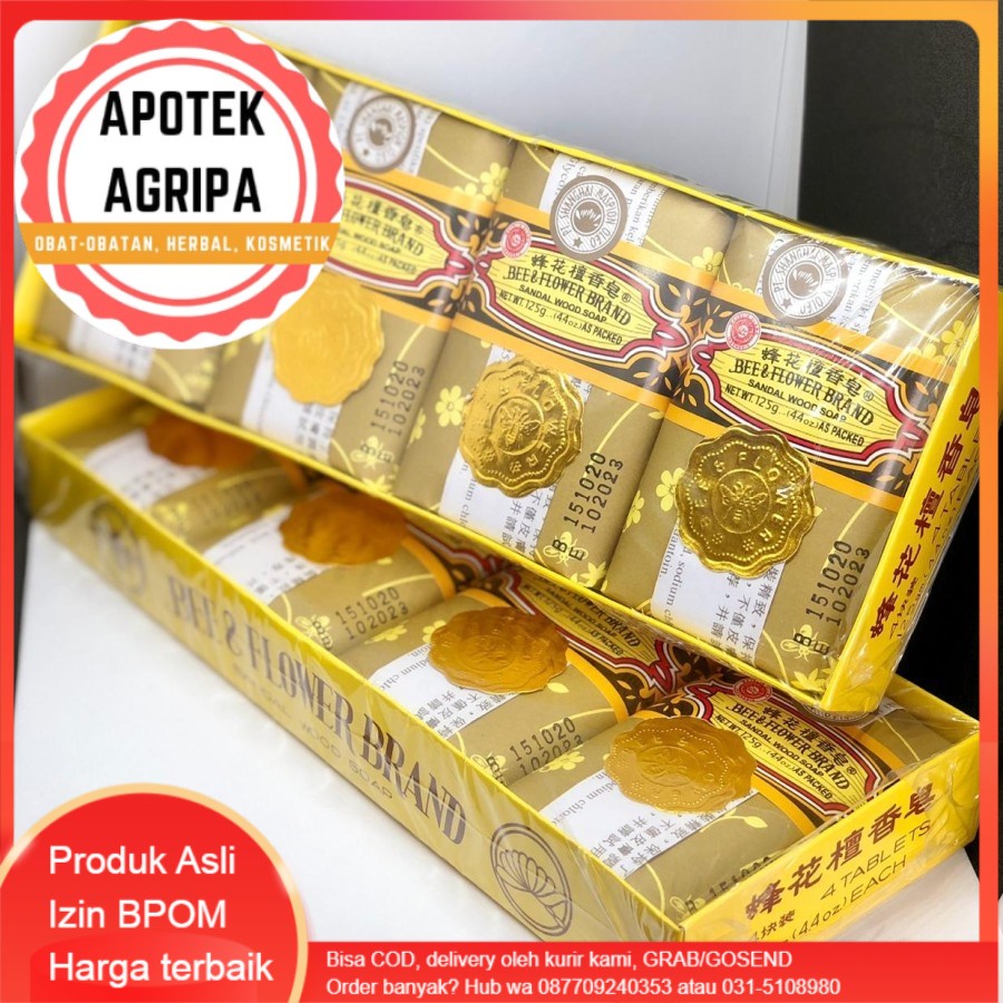 SABUN TAWON 125gr ASLI ORIGINAL MURAH / SABUN BEE & FLOWER LOKAL HALAL