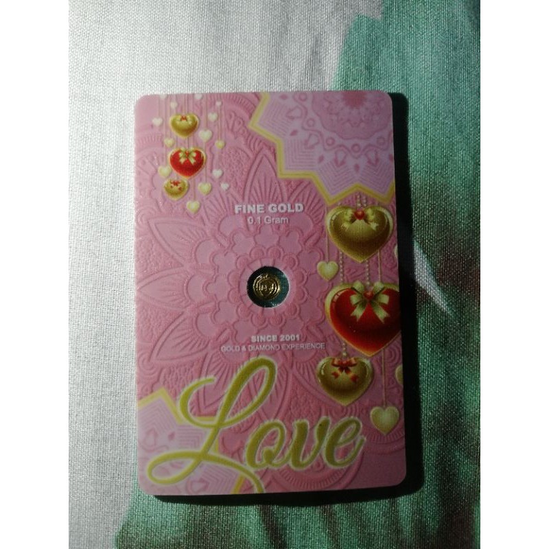 LOGAM MULIA MINIGOLD 24K GIFT SERIES 0,1 GRAM