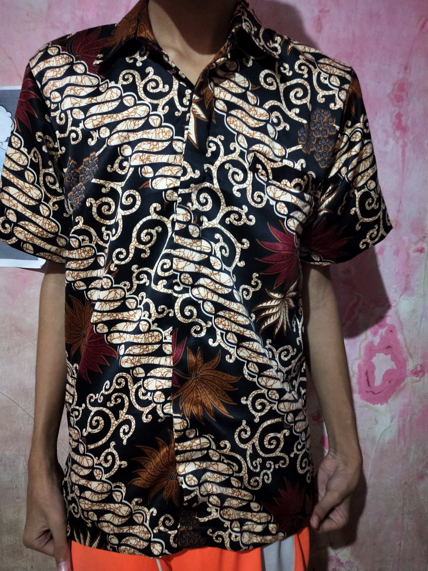 Couple Batik / Sarimbit Batik / Batik Kebaya / Seragam Keluarga / Couple Batik Kenanga Hitam