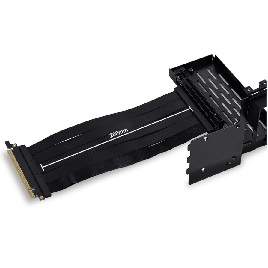 LIAN LI O11DE-1X Vertical GPU Kit for O11D EVO - Black with PCIE 4.0