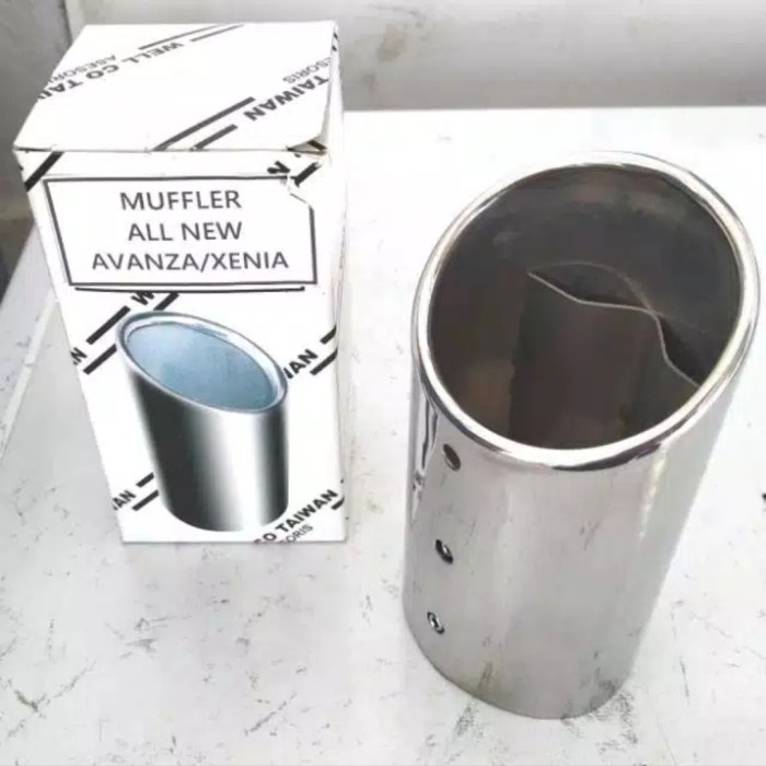 BEST MUFFLER Buntut Ujung Knalpot Mobil New Agya Etios Calya Avanza Veloz