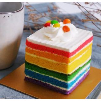 

Kue Ulang Tahun Ultah Rainbow - Mini Cake Apple Donut Bakery