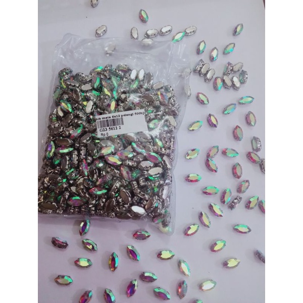 DIAMOND CANGKANG KACA SAMPAN BAHAN CRAFT *G 235*