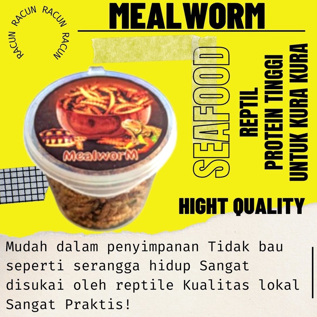 REPTILE REPTIL SEAFOOD PROTEIN TINGGI UNTUK KURA KURA FEZONE