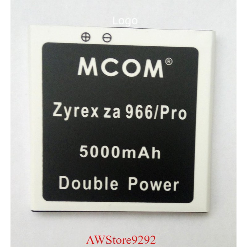 Mcom Battery Batre Baterai Double Power Mcom Zyrex ZA966 za 966 pro