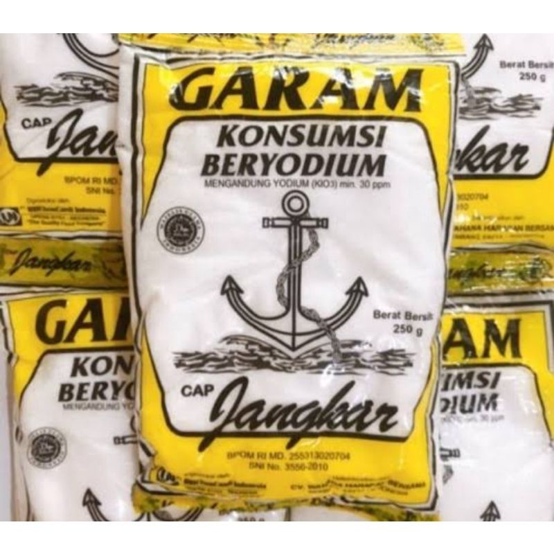 

garam cap jangkar 250gr