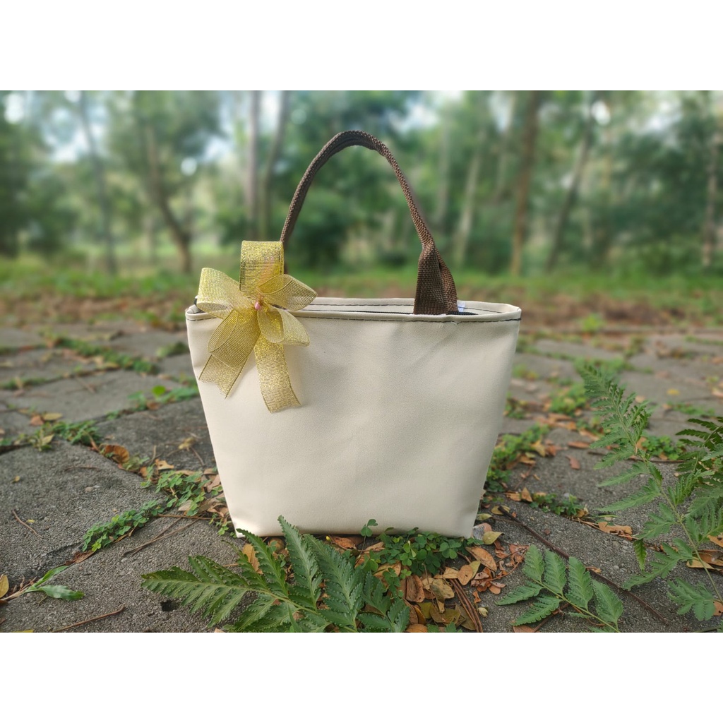 TAS JINJING SINTETIS TEBAL TOTEBAG SIZE 25X20 CM TERLARIS