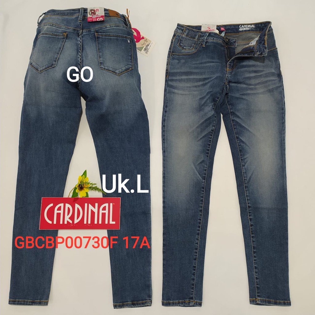 gof L CELANA JEANS CARDINAL Pensil Stretch Skinny Slimfit Mini Skinny Celana Panjang Perempuan Ladys