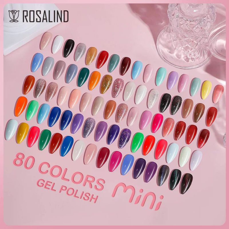 KUTEK GEL ROSALIND NAIL GEL SERI F 1-40 7ML NAIL ART