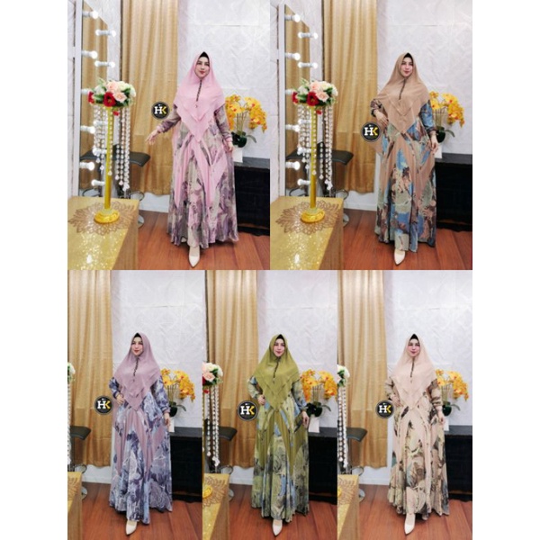 MAIMUNAH SYAR'I THE SERIES By HK Dermawan ORI Gamis Original Kekinian Terlaris Termurah Bestseller b
