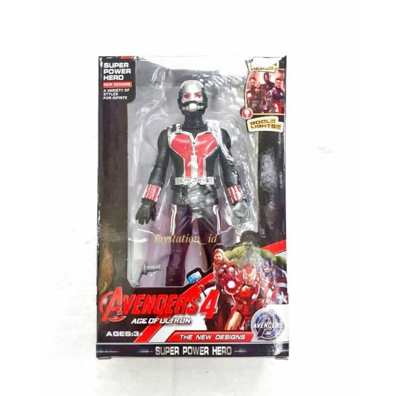 new baru mainan action figure avengers antman box