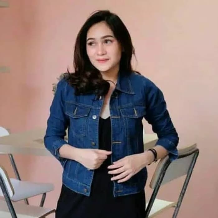 Jaket Wanita Jeans Biondy Biondi Kekinian // Jaket Jumbo XL