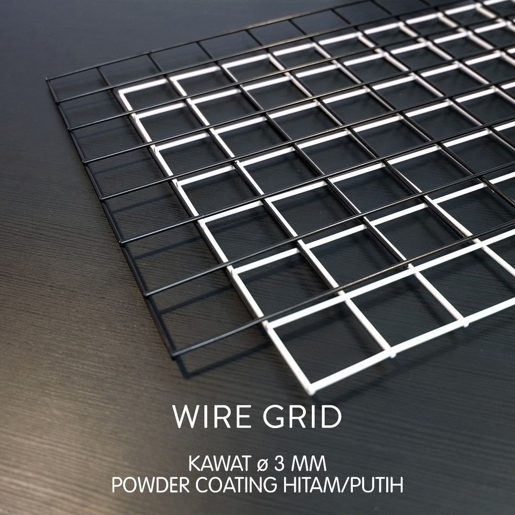 WIRE GRID MESH 35 X 55 CM PUTIH KAWAT RAM TEBAL DINDING