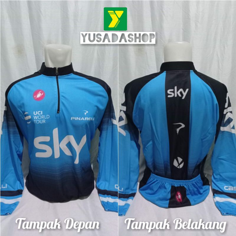 JERSEY GOWES LENGAN PANJANG BERSAKU BELAKANG