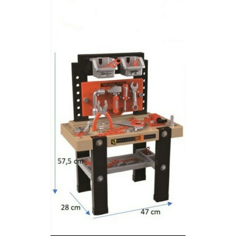 MAINAN ALAT PERLENGKAPAN BENGKEL PLUS MEJA WORKSHOP - KADO ANAK ULTAH MURAH