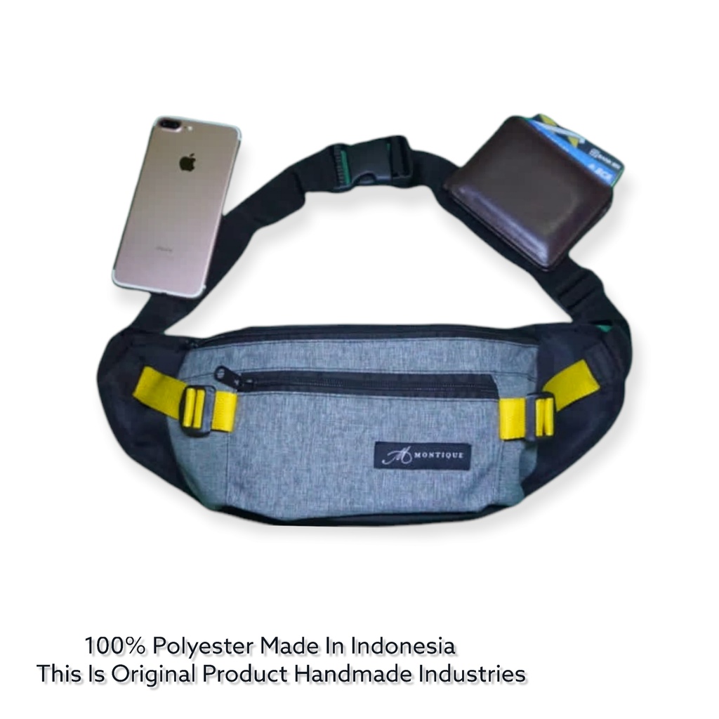 Tas Selempang Pria Waist Bag Crossbody Outdoor