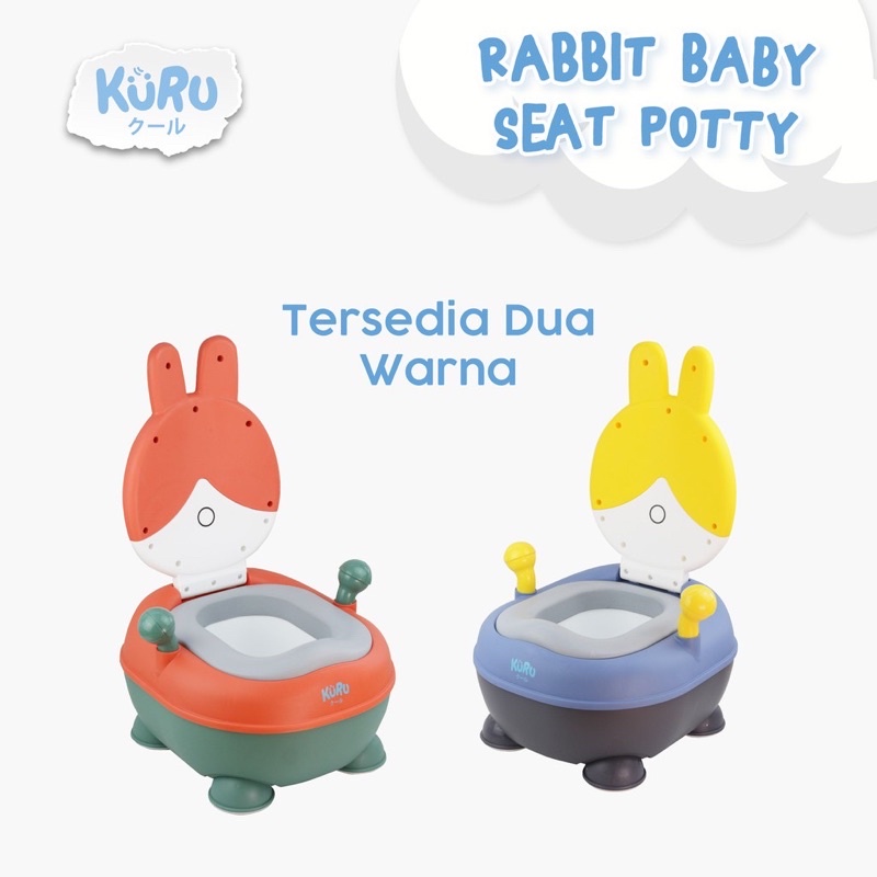 Kuru Potty Training Baby Rabbit Pispot Anak Bayi Kelinci Toilet Seat Premium Potty