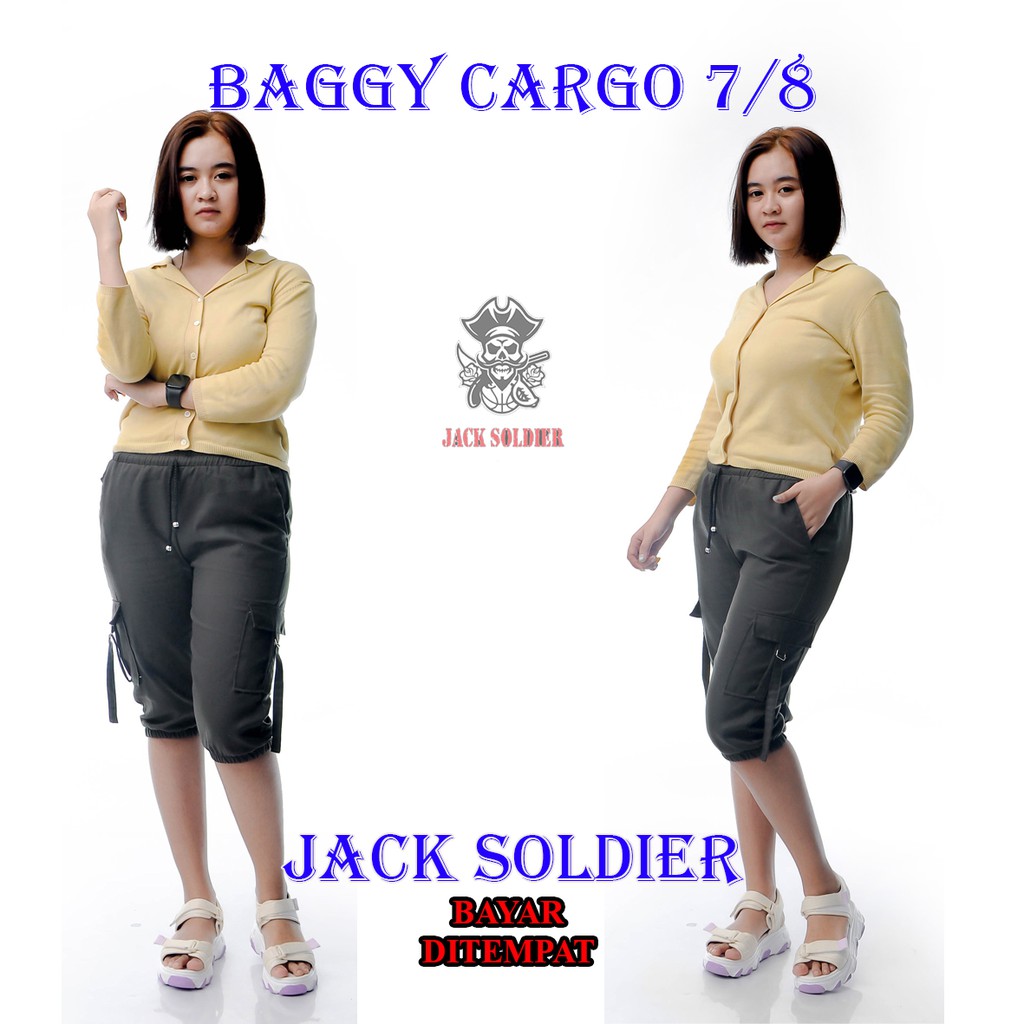 Celana pendek cargo wanita/joger cargo pendek new!!!