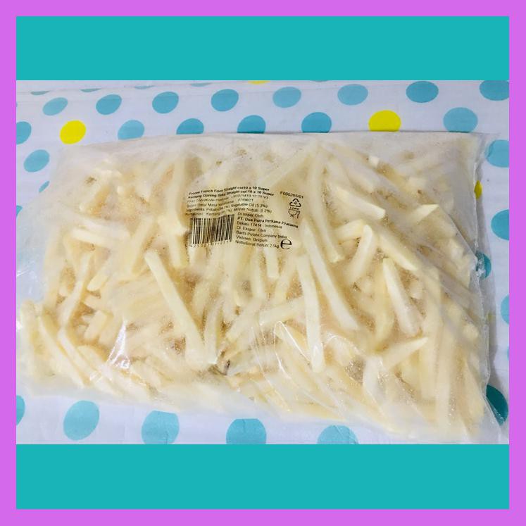 

KENTANG GORENG IMPOR FRENCH FRIES BARTâS KUALITAS PREMIUM @2,5KG