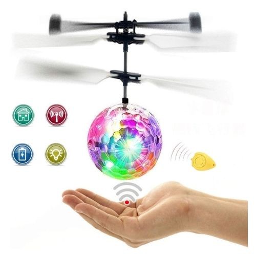 Mainan Kapal Bola Terbang Flash Helicopter Drone Flyng Ball Disco 111124