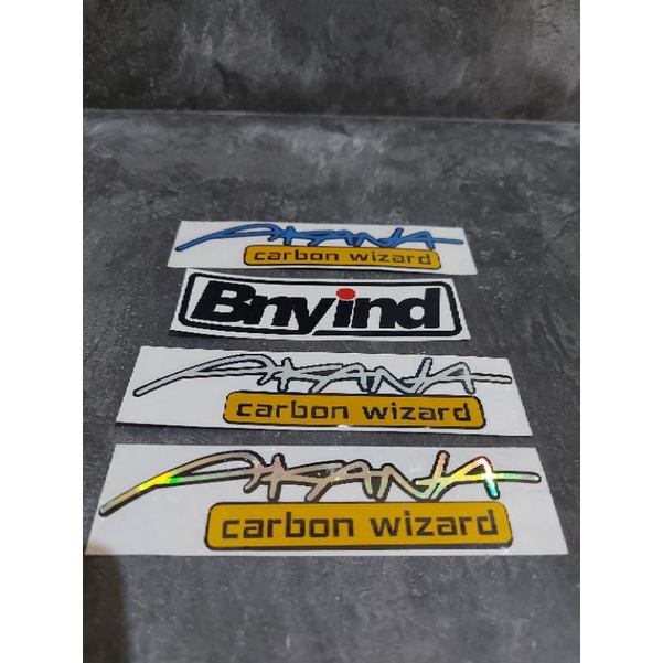 STICKER AKANA CARBON WIZARD CUTTING