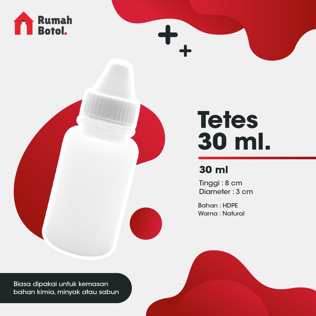 Botol Tetes 30 Ml HDPE Essence Liquid Vape