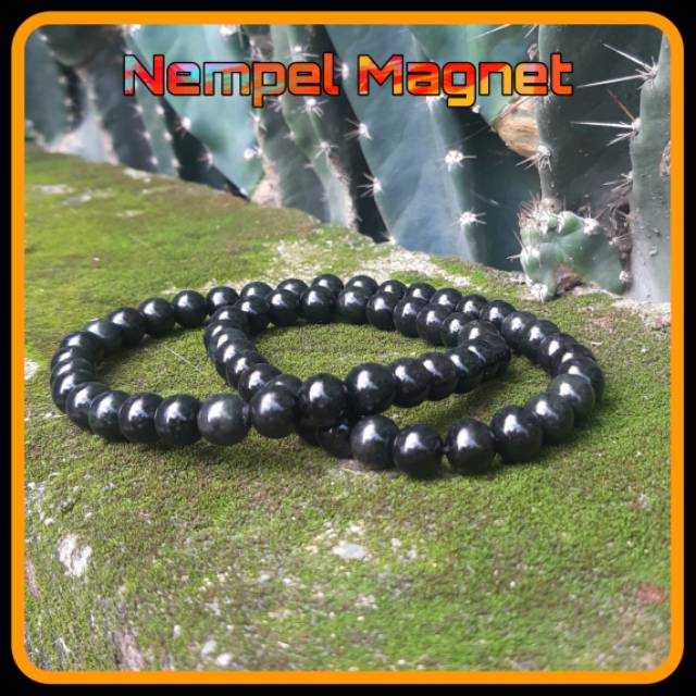 Promo Kalung Natural Black Jade Aceh Model Bulat