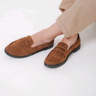 Eveseitch - Baca Deskripsi Produk - Kalina Suede - Loafer Wanita