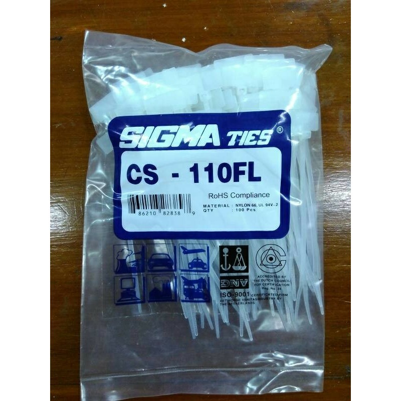 

sigma ties label CS-110FL/kabel ties label 110 sigma
