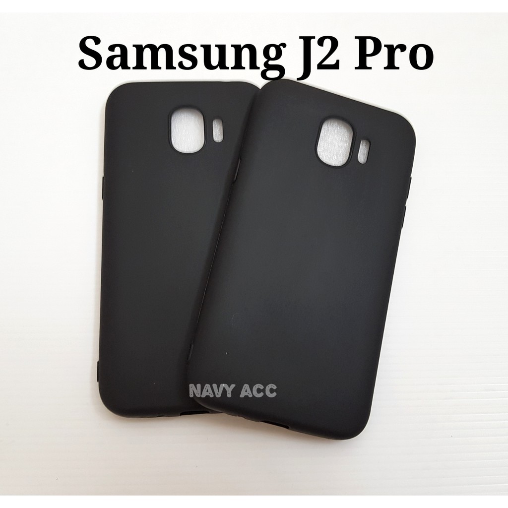 Case Samsung J2 Pro - Softcase SILICON THIN Doff BLACK MATTE Samsung J2 Pro