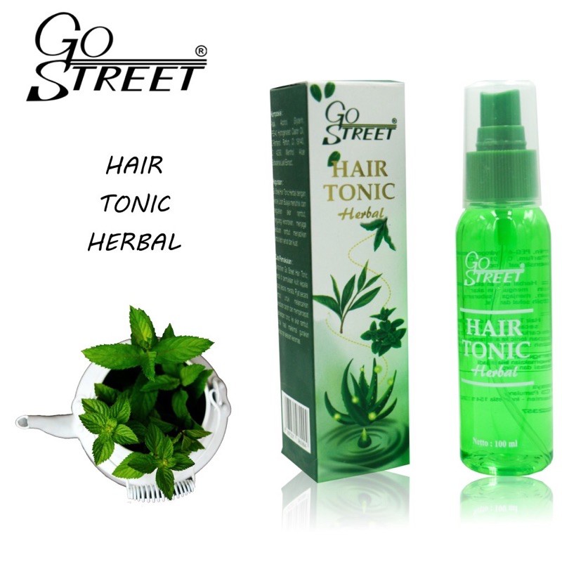 Go Street Herbal Hair Tonic 100ml - Hair Tonic Rambut Sprai - Perawatan Kulit Kepala