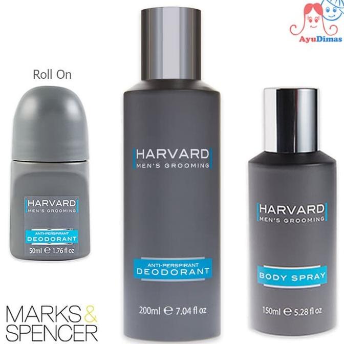Marks & Spencer Harvard Anti Perspirant / Roll On Deodorant/Body Spray