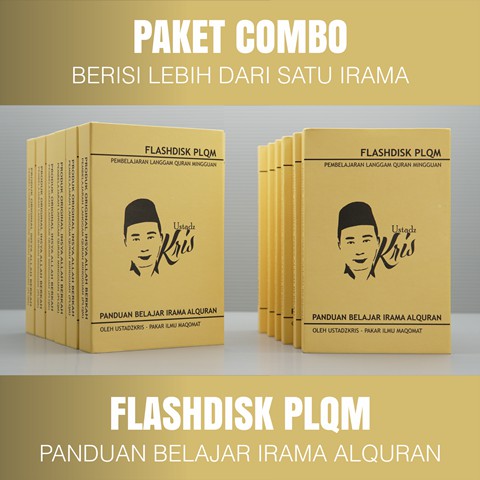 FLASHDISK COMBO PLQM USTADZKRIS 2 IN 1 BELAJAR IRAMA ALQURAN