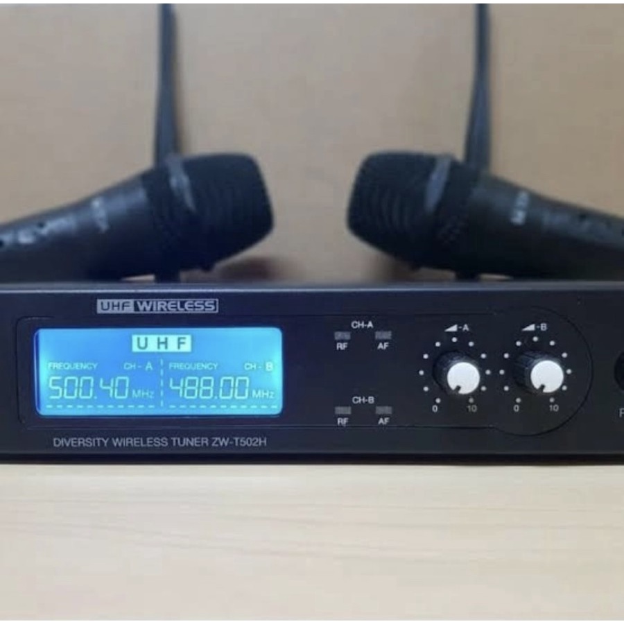 MIC WIRELESS TUNER TOA ZWT-502 HAS ORIGINAL GARANSI RESMI TOA