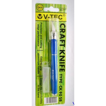 

Craft Knife CK 90 SB V-tec / Pisau Kerajinan Merk V-tec / Pisau Ukir / Cutter Ukir Type CK 90 SB