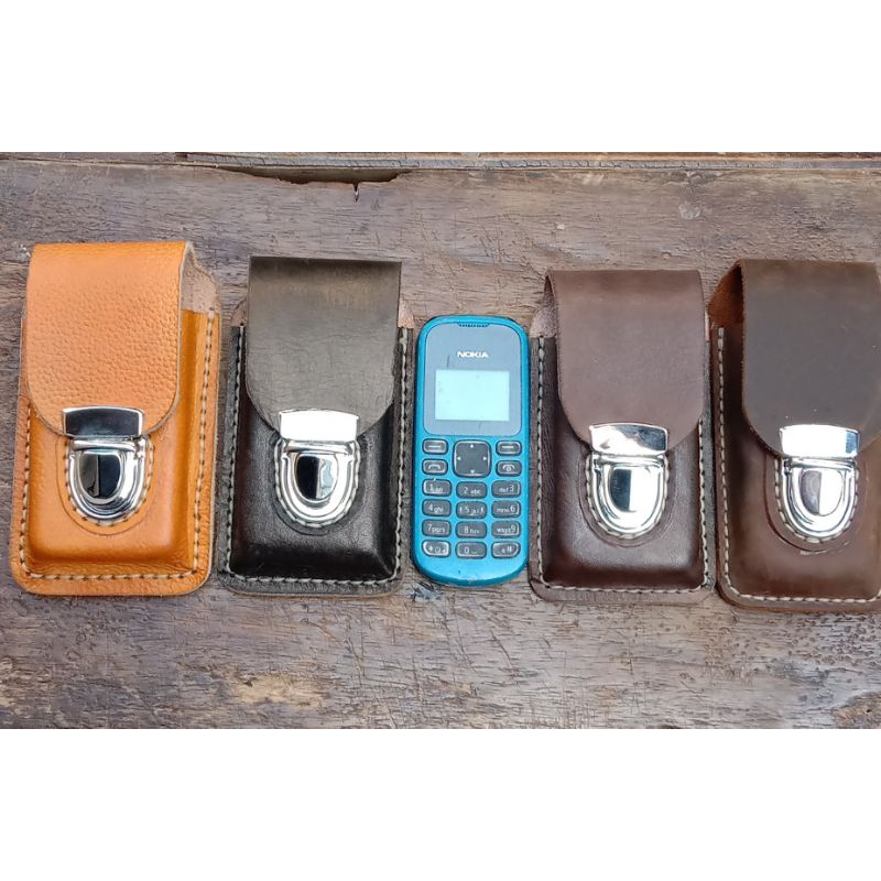 dompet hp Nokia jadul kulit sarung hp Nokia senter kulit