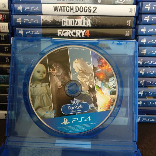 Vr fun pack (tanpa cover) game ps4 kaset murah mulus ori asli like new