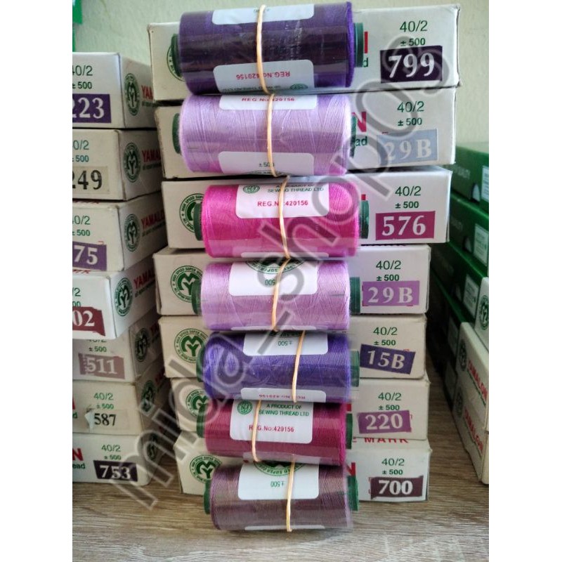 benang jahit yamalon ungu 500 yard