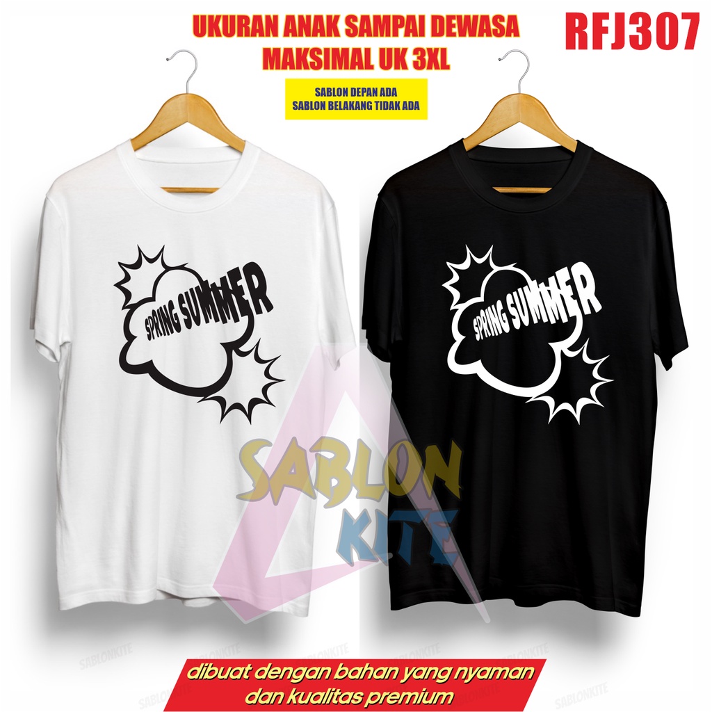 MURAH!!! KAOS CHENLE RFJ307 SPRING UP TO 3XL